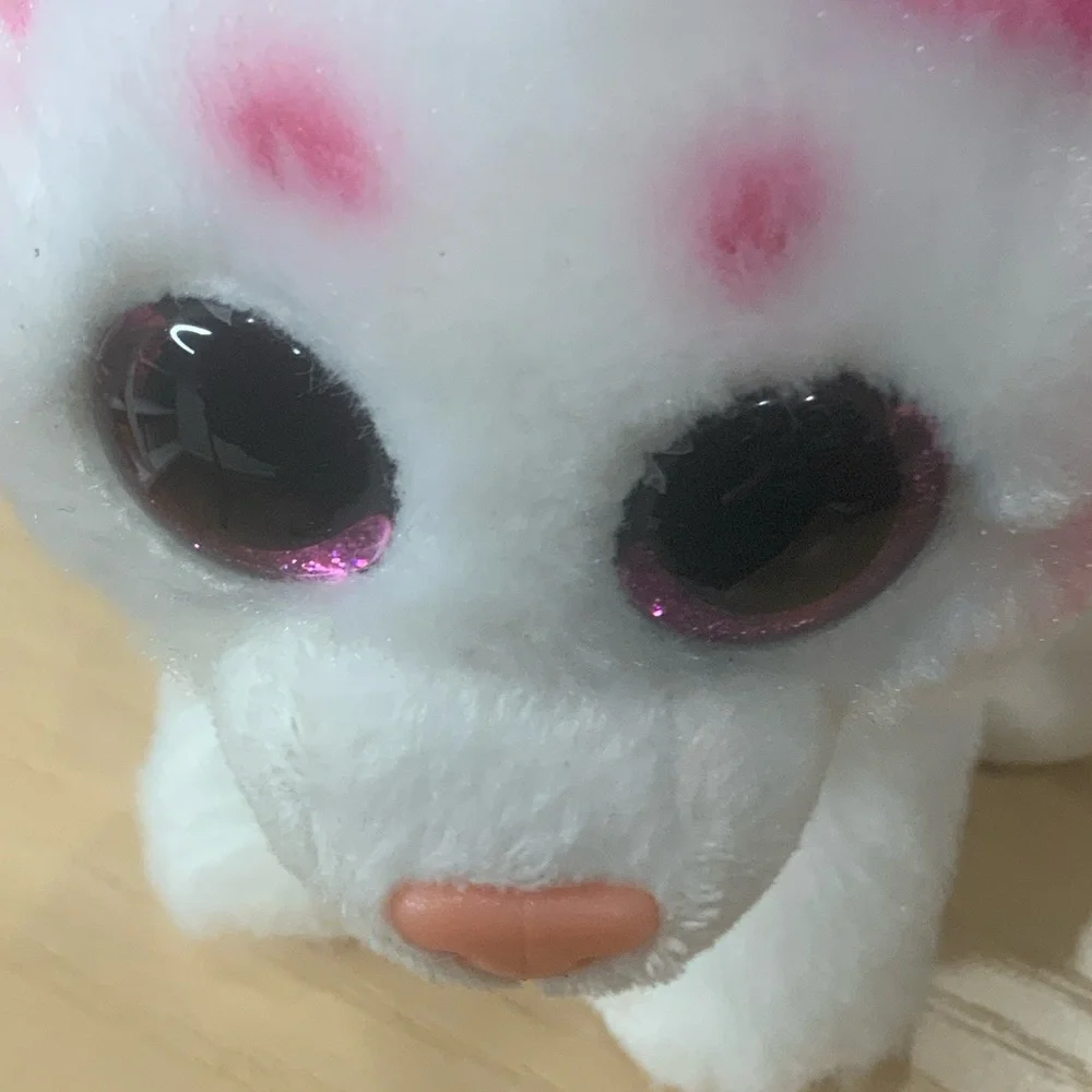 Ty Plush Cat “Tabor” Toy with Pink Highlights Brand New with Tags